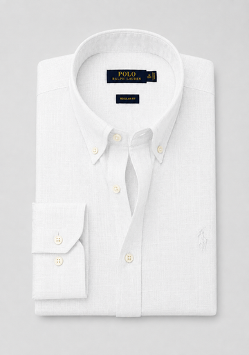 Linen p-olo shirt